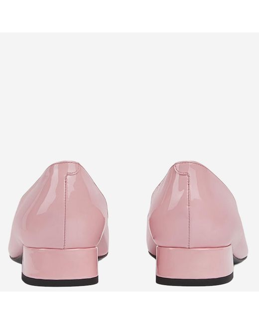 Gucci Pink Ballerina Flats With Half Clasp