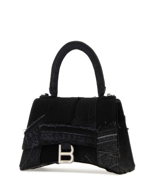 Balenciaga Black Hourglass Small Handbag
