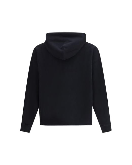 Off-White c/o Virgil Abloh Blue Cotton Hoodie Sweatshirts for men