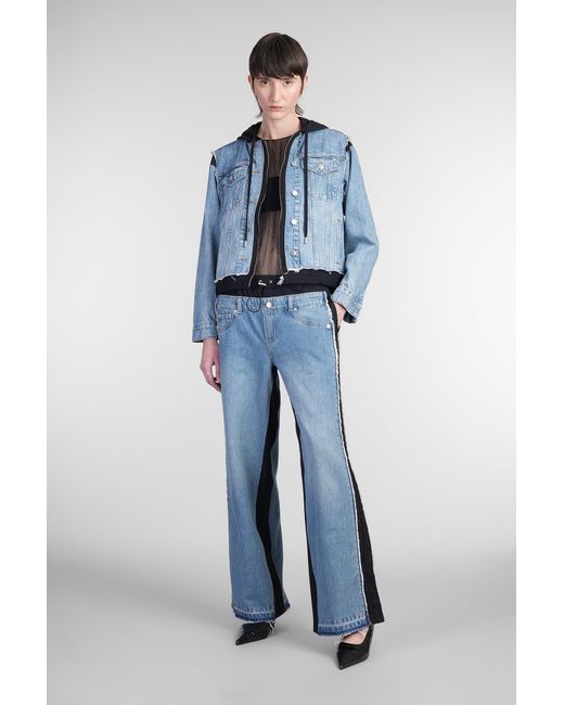 Jonathan Simkhai Blue Austin Jackets