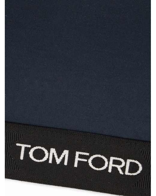 Tom Ford Blue Top Modal Tops