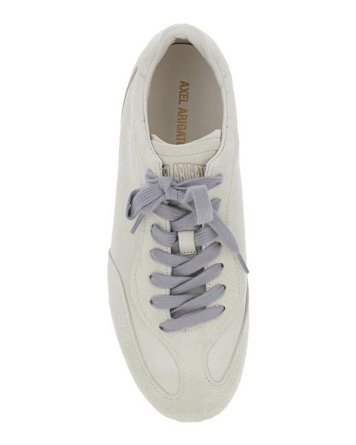 Axel Arigato White Low Top Sneakers Daze Suede Trainers for men