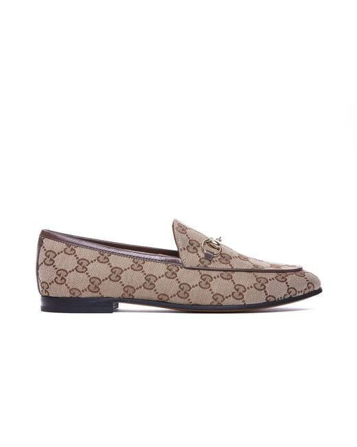 Gucci Gray Jordaan Loafers