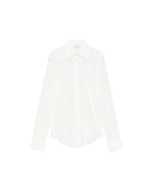 Mazzarelli White Shirt Silk