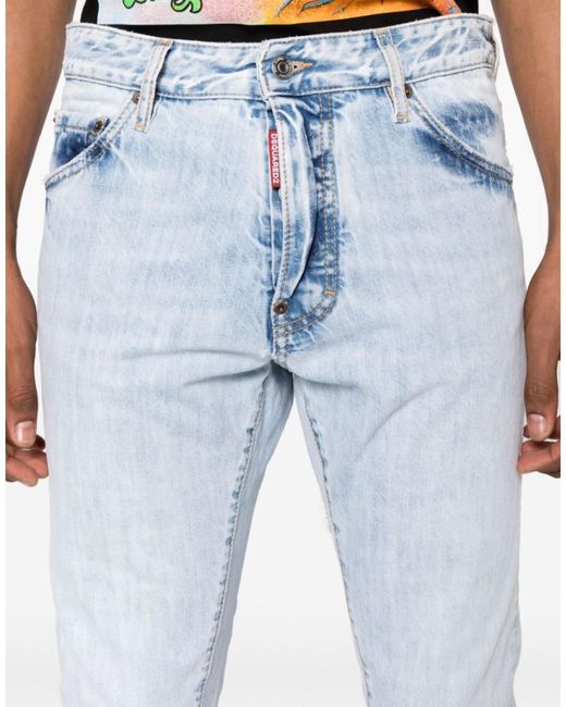 DSquared² White Cool Guy Distressed Jeans Clothing for men
