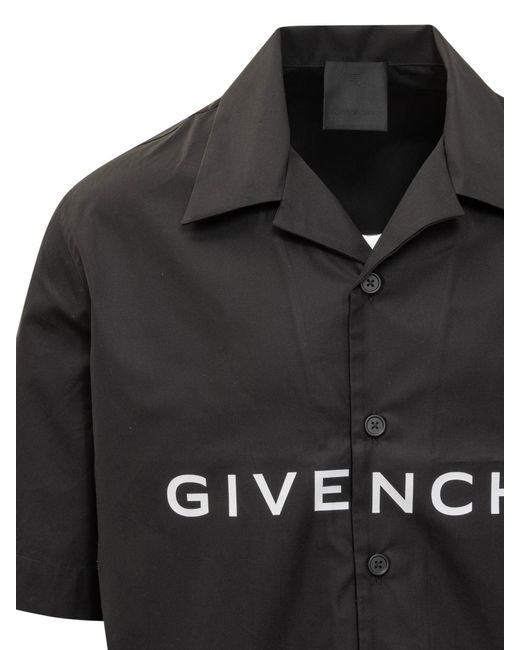 Givenchy Black Shirt With Logo for men