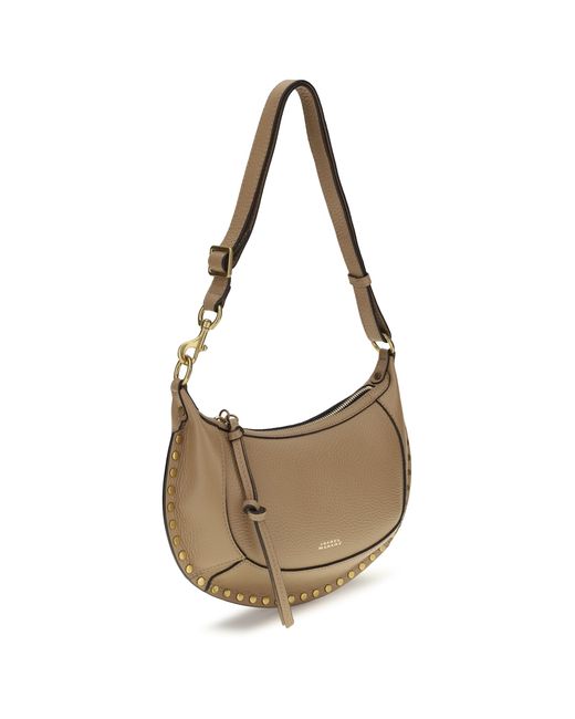 Isabel Marant White Shoulder Bag Oskan Moon Calf Leather