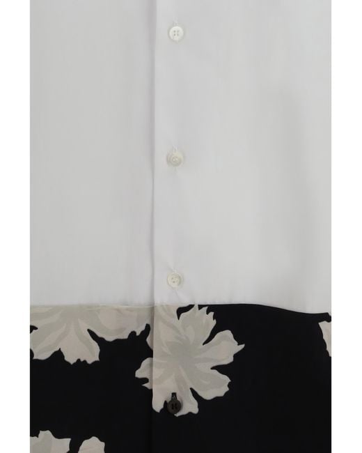 Dries Van Noten White Shirt Capero Cotton for men