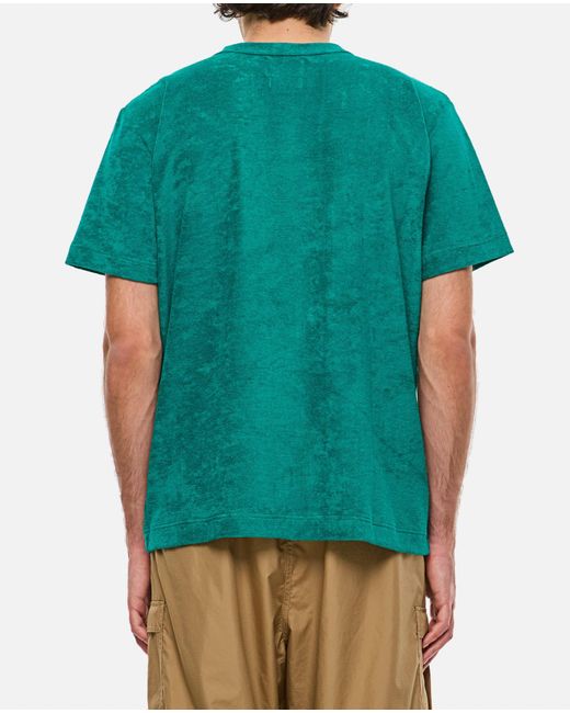 Howlin' By Morrison Green Shortsleeve Cotton T-Shirt for men