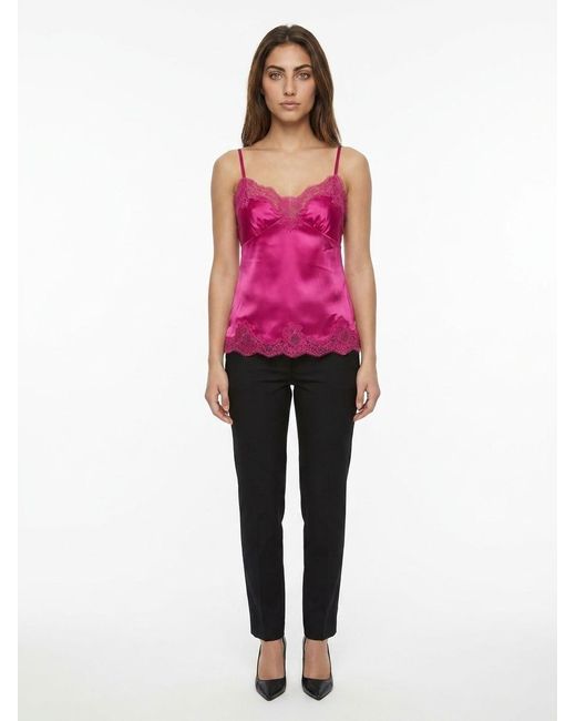 Dolce & Gabbana Pink Elastane Blouse