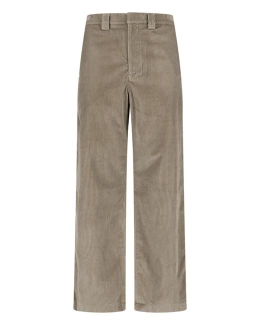 BERNER KUHL Gray Trousers Cotton for men