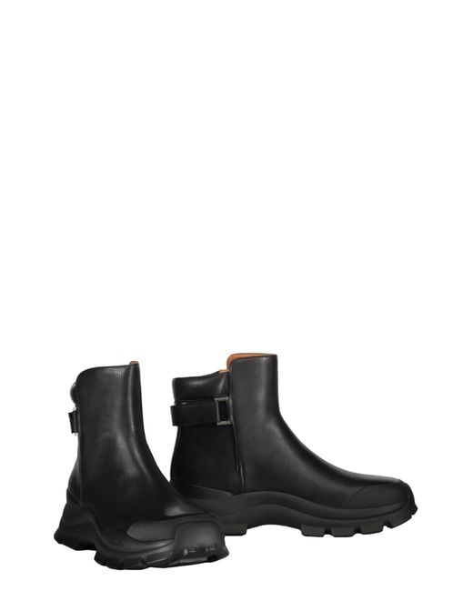 Ambush Black Leather Boots for men