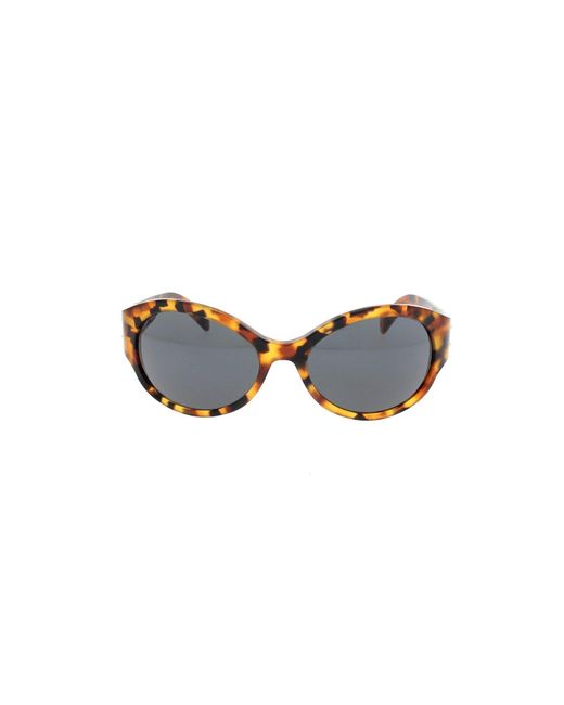 Céline Black Oval Frame Sunglasses
