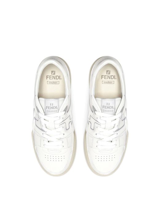 Fendi White Sneakers Shoes for men