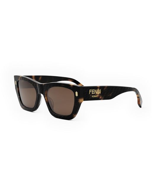 Fendi Brown Fe40100i 55e Sunglasses