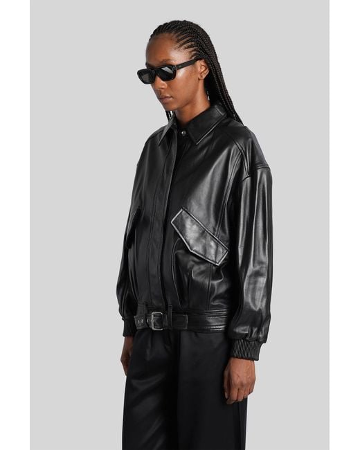 IRO Black Manka Biker Jacket