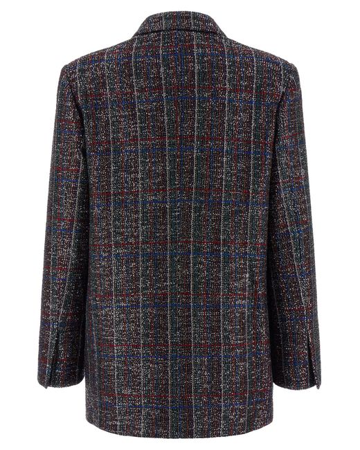 Missoni Black Sequin Tartan Blazer