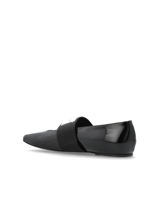 Givenchy Black Ballerinas 'Squared'
