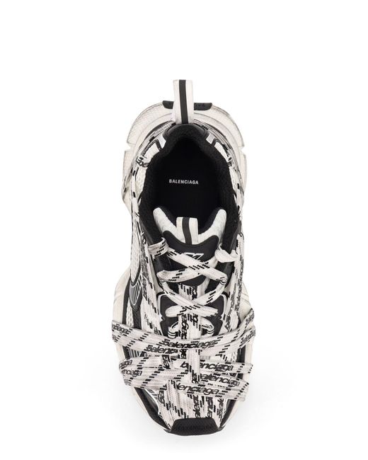 Balenciaga White Multicolor Mesh And Rubber 3xl Extreme Sneakers for men