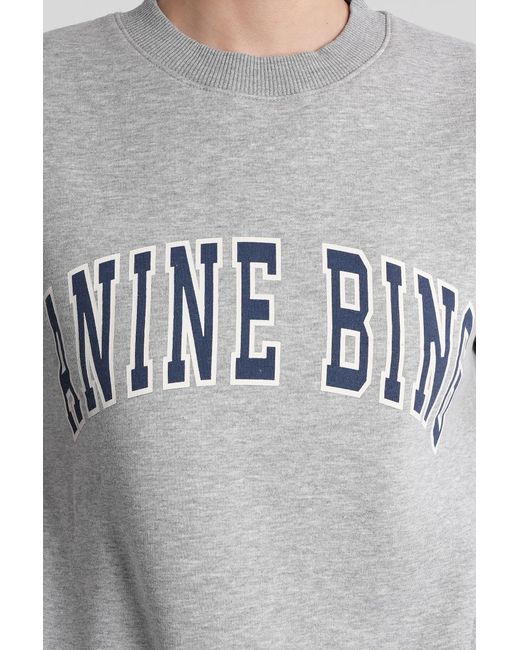 Anine Bing Gray Spencer Sweatshirt