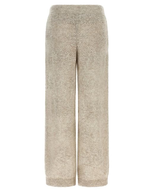 Brunello Cucinelli Natural Nylon Casual Pants