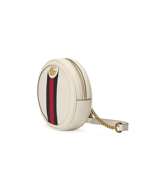 Gucci White Ophidia Mini Backpack