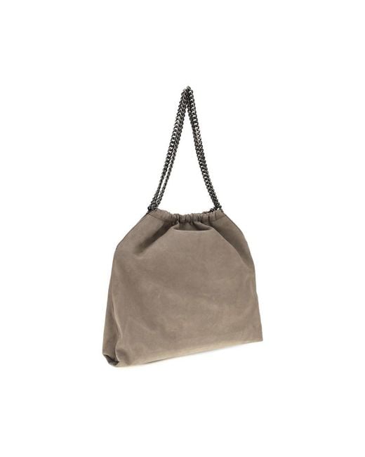 Stella McCartney Gray Polyester Shoulder Bag