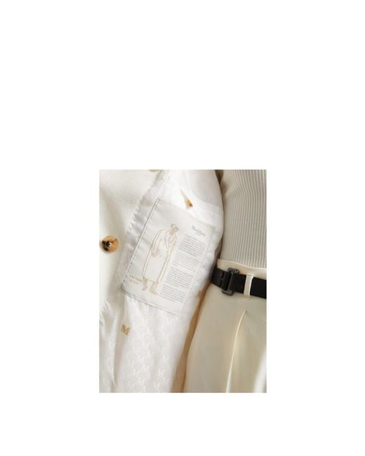 Max Mara White Madame Puffer Jacket