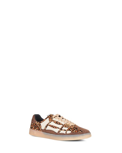 Amiri Multicolor Animalier Calf Hair Pacif Bones Sneakers for men