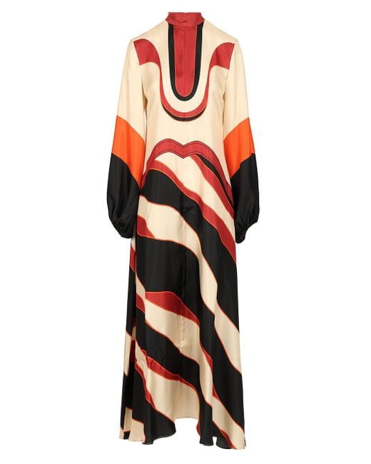 Raquel Diniz Orange Parana Kaftan