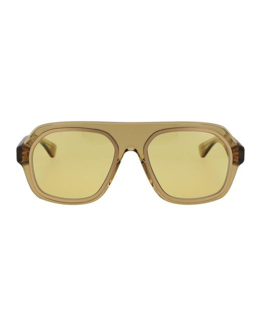 Bottega Veneta Yellow Sunglasses for men