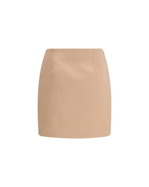 Chloé Natural Polyester Mini Skirt