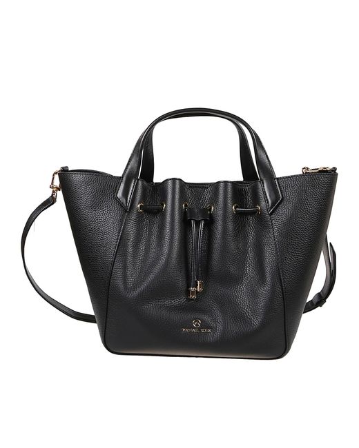 Michael Kors Leather Phoebe Large Grab Tote Bag in Black Lyst