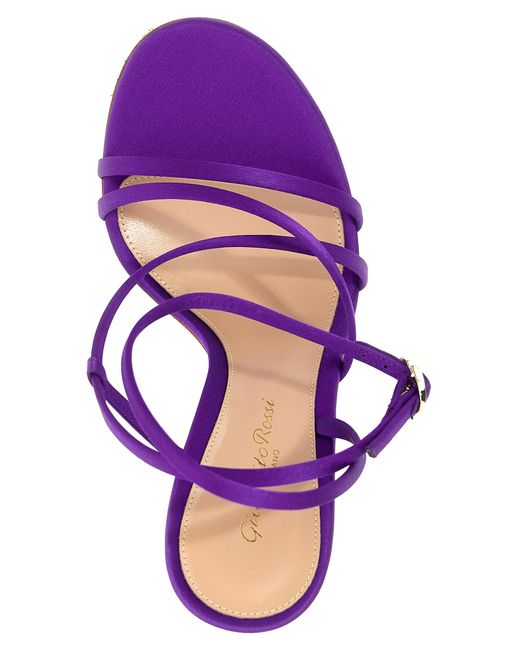 Gianvito Rossi Purple 'Orchid' Sandals