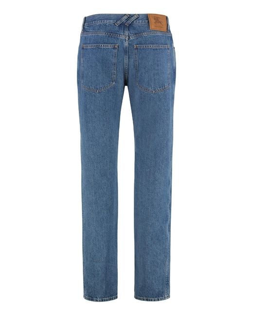 Burberry Blue 5-Pocket Slim Fit Jeans Cotton Slim-Fit for men