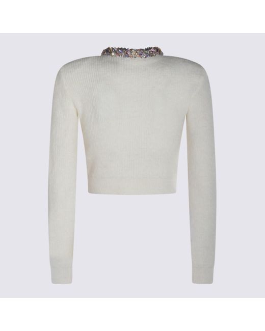 Self-Portrait White Cream Knitwear