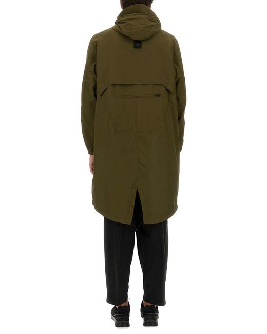 JG1 Green Nylon Parka Trench & Raincoats for men