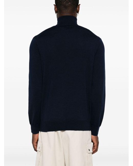 Polo Ralph Lauren Blue Sweater Merino Wool for men