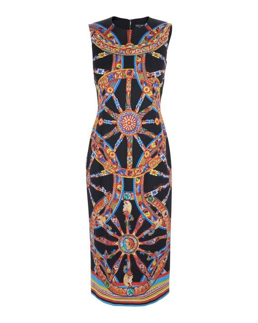 Dolce & Gabbana White Sleeveless Satin Dress Viscose