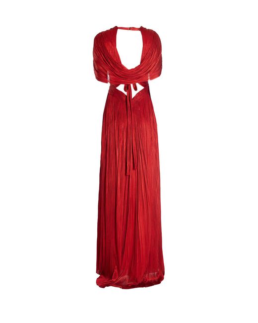 Maria Lucia Hohan Red Maxi Dress