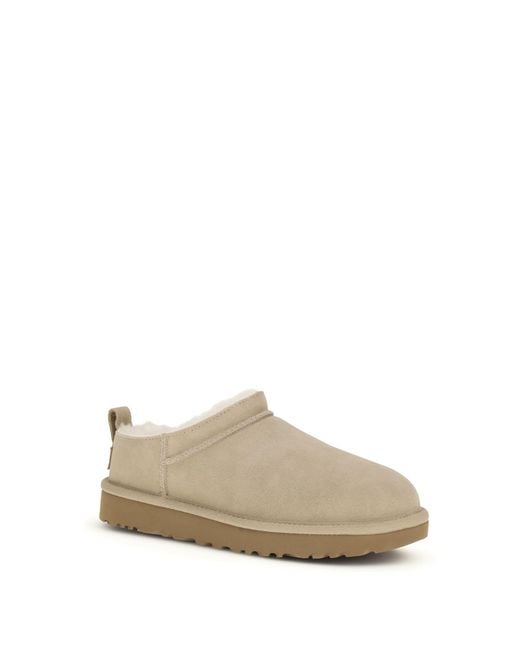 Ugg White Classic Micro Boots