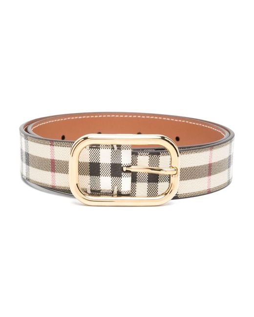 Burberry White Belts