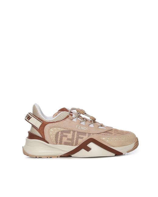 Fendi Pink Sneakers Polyamide