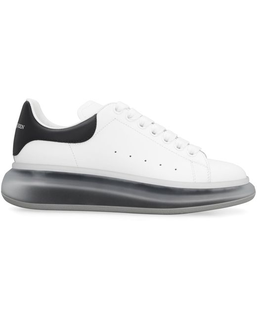 Alexander McQueen White Leather Low-top Sneakers for men