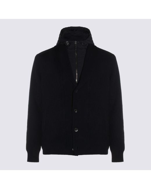 Herno Black Wool Casual Jacket for men