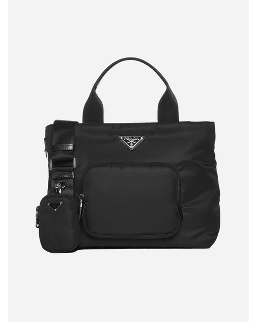 Prada Black Vela Re-Nylon Bag