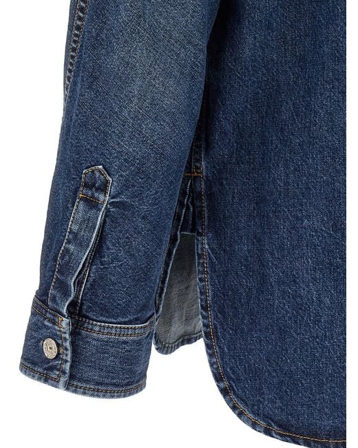 Givenchy Blue Denim Overshirt for men