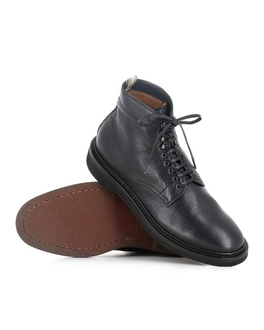 Officine Creative Black Lace Up Boot Hopkins Flexi/203 for men