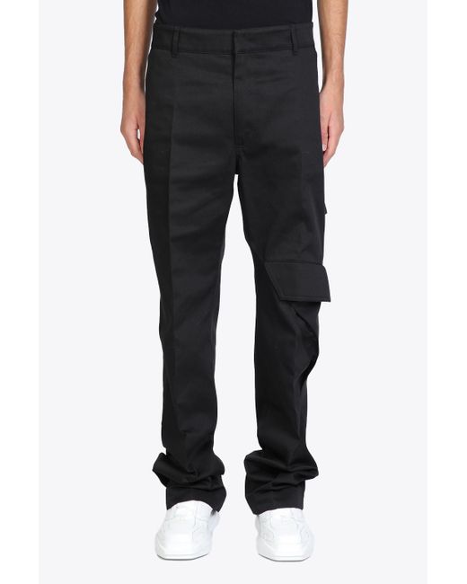 1017 ALYX 9SM Tailoring Work Pant Black Drill Work Pant With Wide Leg