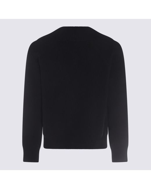Bottega Veneta Black Cotton Knitwear for men